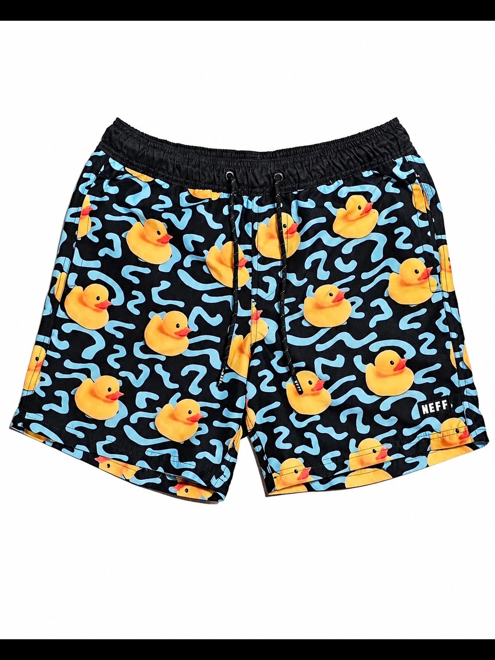 Neff Rubber Duck Print Swim Trunks - Small